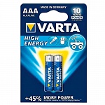 Батарейка VARTA HIGH ENERGY AAA в блистере 2шт\10бл.в коробке (рус.) 4903 113412