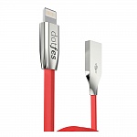 USB кабель DOTFES A04 Lightning (1m) red