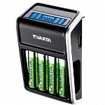 ЗУ VARTA LCD Plug Charger+4x2100mAh 5767 7101441