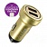 АЗУ DOTFES B05L 2xUSB, 3.4A, gold + кабель Lightning