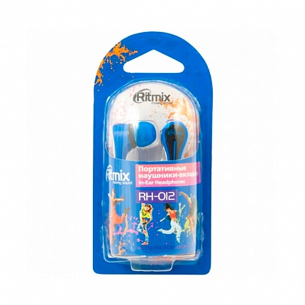 Наушники RITMIX RH-012 Blue Наушники RITMIX RH-012 Blue