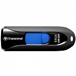 USB 64GB Transcend  JetFlash 790, USB 3.0, черный/синий