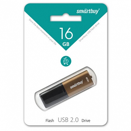 USB 16GB SmartBuy X-Cut Brown USB 16GB SmartBuy X-Cut Brown
