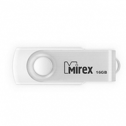 USB 16GB MIREX SWIVEL WHITE