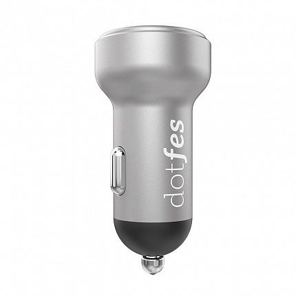 АЗУ DOTFES B05 2xUSB, 3.4A, silver АЗУ DOTFES B05 2xUSB, 3.4A, silver
