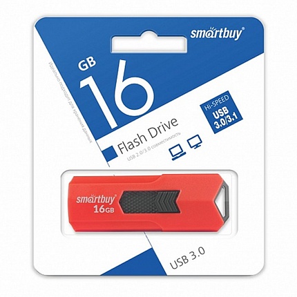 USB 16GB SmartBuy Stream Red