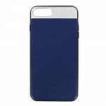 Накладка DOTFES G03 Aluminium Alloy Nappa leather Case для iPhone 7 Plus (blue)