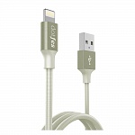 USB кабель DOTFES A03F Lightning MFI (1m) gray