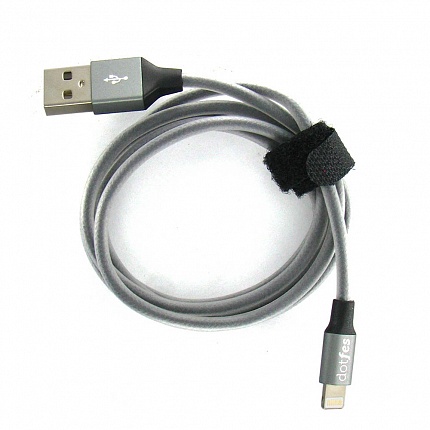 USB кабель DOTFES A03 Frosted Lightning (1m) tarnish USB кабель DOTFES A03 Frosted Lightning (1m) tarnish