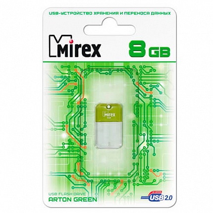 USB 8GB MIREX ARTON GREEN
