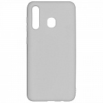 Клип-кейс PERO софт-тач для Samsung A20 серый