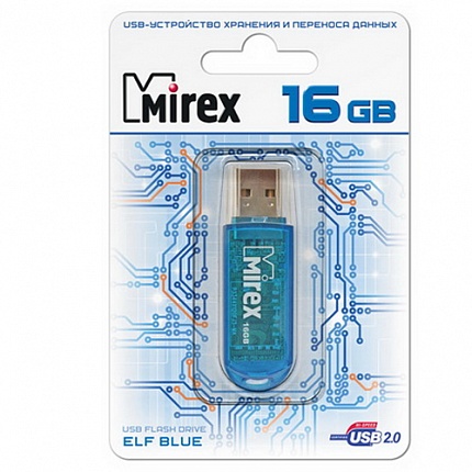 USB 16GB MIREX ELF BLUE