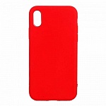 Силиконовый чехол NEYPO SOFT MATTE  для  Apple iPhone X  (красный) NST2744