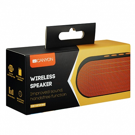 Multimedia - Speaker Bluetooth, CANYON Portable Bluetooth V4.2+EDR (C8CNECBTSP3BO)