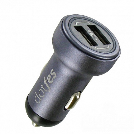АЗУ DOTFES B05 2xUSB, 3.4A, tarnish АЗУ DOTFES B05 2xUSB, 3.4A, tarnish