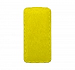 Чехол - книжка Clever Case Leather Shell для iPhone 5C (тисненая кожа, жёлтый) Чехол - книжка Clever Case Leather Shell для iPhone 5C (тисненая кожа, жёлтый)