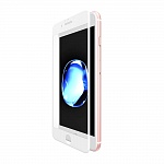 Защитное стекло DOTFES 3D для iPhone 7 Plus/8 Plus white (E03)