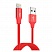 USB кабель DOTFES A01F Lightning MFI (1m) red