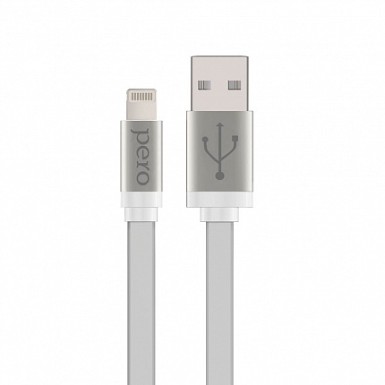 Дата-кабель PERO DC-01 8-pin Lightning, 1.2А, 1м, белый Дата-кабель PERO DC-01 8-pin Lightning, 1.2А, 1м, белый