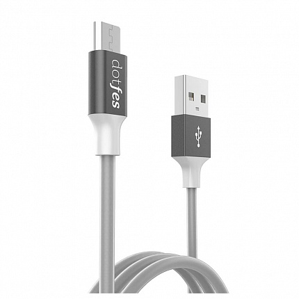 USB кабель micro DOTFES A03M (1m) black