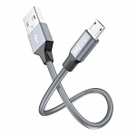 USB кабель micro DOTFES A03M Frosted (0,2m) tarnish