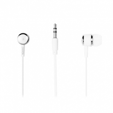 Наушники CANYON CNE-CEPM01W с микрофоном белый Наушники CANYON CNE-CEPM01W с микрофоном белый