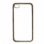 Силиконовый чехол NEYPO AURA для Apple iPhone 6/6S (золотой металлик) NSTA0040