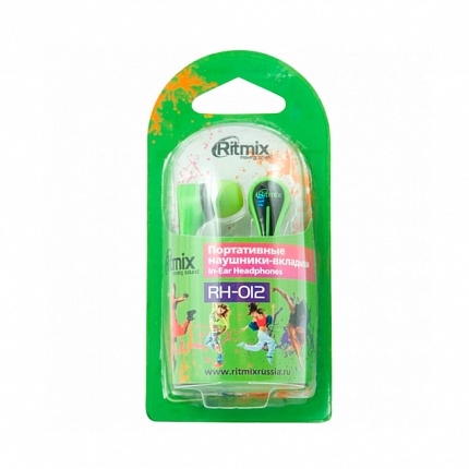 Наушники RITMIX RH-012 Green