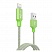 USB кабель DOTFES A06 Lightning (1m) green