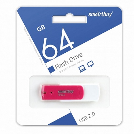 USB 64GB SmartBuy Diamond Pink USB 64GB SmartBuy Diamond Pink