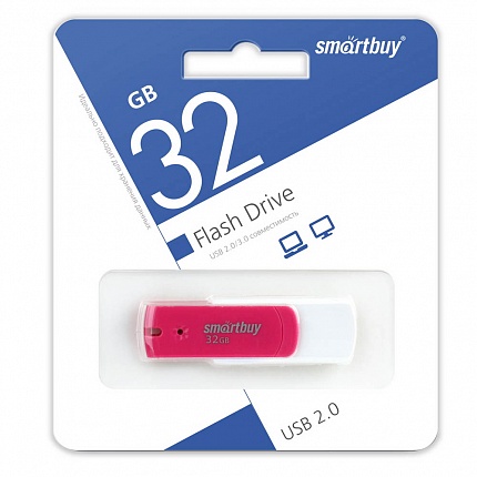 USB 32GB SmartBuy Diamond Pink USB 32GB SmartBuy Diamond Pink