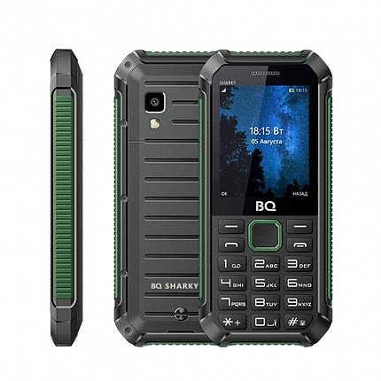 BQ 2434 SHARKY BLACK-GREEN (2 SIM)