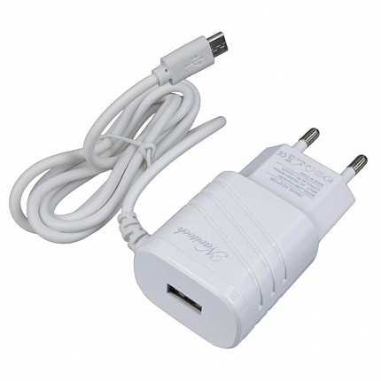 СЗУ Navitoch microUSB 2A+USB белое