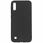 Клип-кейс PERO софт-тач для Samsung A10 черный